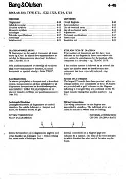 Bang and Olufsen Beolab 150 service manual PDF